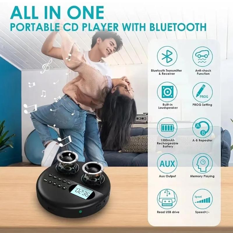 Compact Speaker with Music Playback Mini Music Player Speaker English Learning for Prenatal Education & English Study