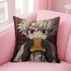 Anime Comic Gachiakuta Riyo Cushion Cover Car Throw Pillow Case For Sofa Car Christmas Gift