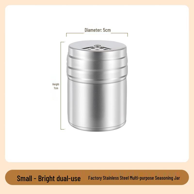 Stainless Steel Rotating Seasoning Shakers, 20-Pack