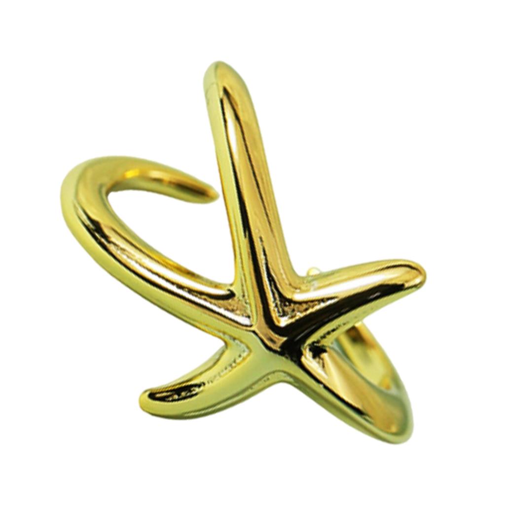 Multipurpose Ocean Themed Starfish Adjustable Rings Jewelry Accessory for Nature Loving Women and Beach Enthusiasts
