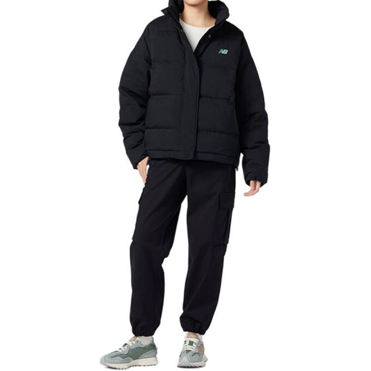 New Balance Essential Logo Puffer Jacket Asia Sizing 'Black' Men's AMJ23345-BK