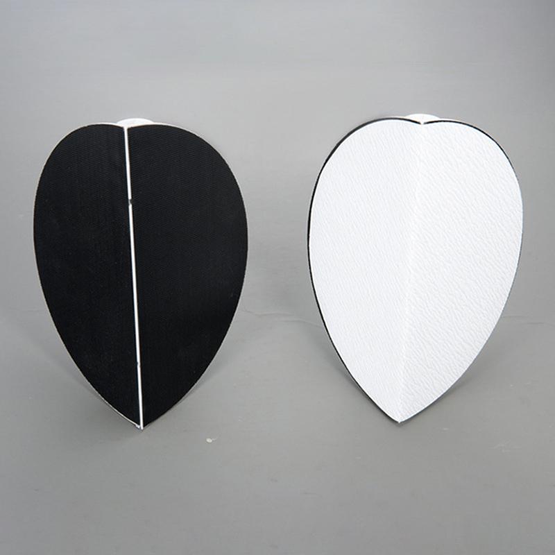 Halbkreisförmiges Innenwinkelschleifwerkzeug, Selbstklebende Kunststoff-Hochwertige Handschleifplatte