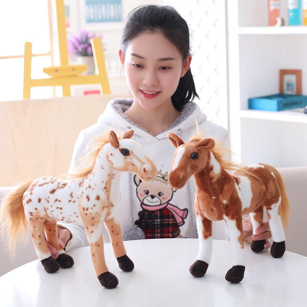 Simulation Horse Simulation Horse Plush Toys Simulation Horse Plush Doll Birthday Gift