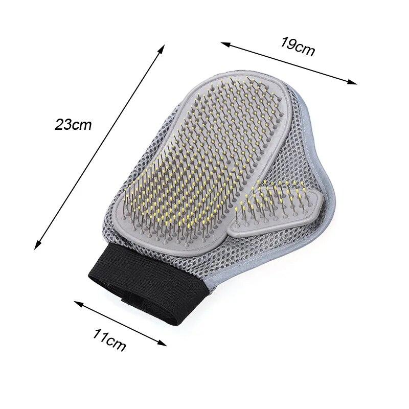 Pet Grooming Glove Hair Removal Brush Cat Dog Fur Hair Deshedding Gentle Efficient Dog Combs Pet bathing Massage Products