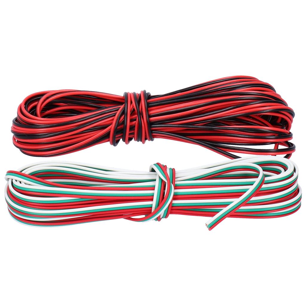 RGB Extension Connector Wire LED Strip Cable Connecting Cord 2Pin 3Pin Interface Lighting Parts