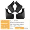 Car Accessories For Chevrolet Equinox EV 2024-2025 Car Fender Skin Easy Tallation Wheel Protector Anti-Splash