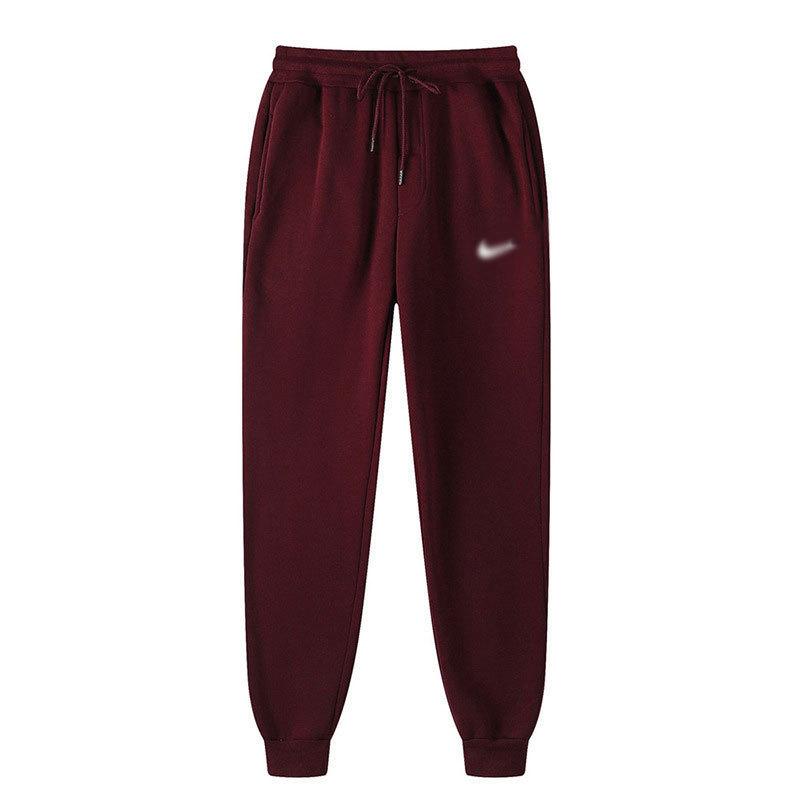 Pantaloni sportivi casual in pile spessi, aderenti, tendenza moda, pantaloni da uomo, pantaloni della tuta, best-seller primaverile e autunnale