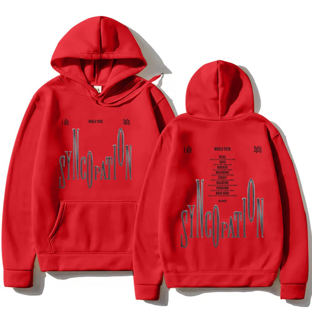 I-DLE Syncopation World Tour 2026 Hoodies GIDLE Kpop Korean Style Streetwear (G)i-dle New Casual Unisex High Street Hoody