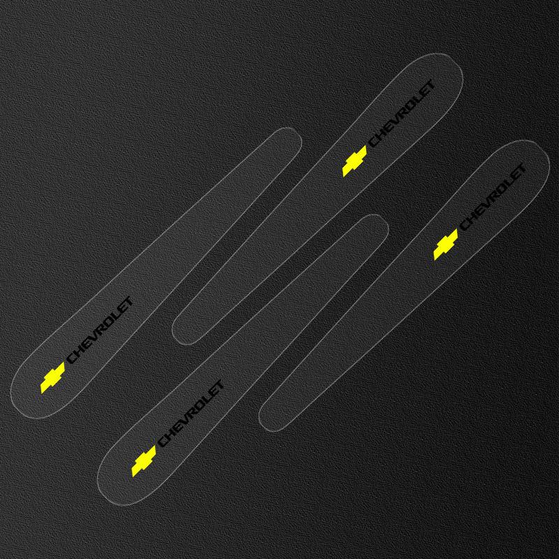 8 Stück Transparente Auto-Türgriffschale Kratzfester Schutzaufkleber für Chevrolet Cruze Equinox Captiva Trax Malibu Tahoe Impala Sonic