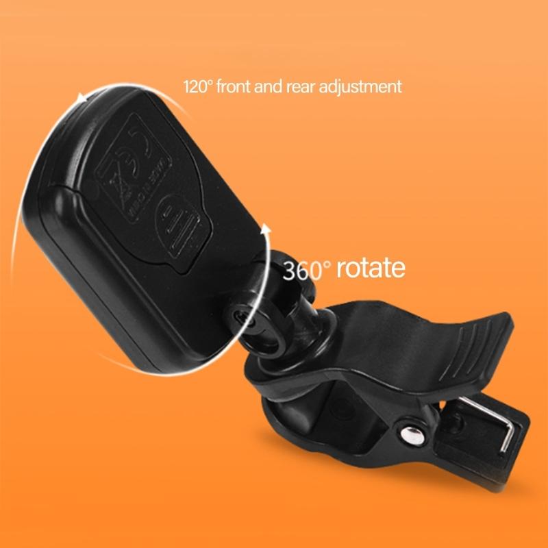Portable Guitar Clip‑on Tuner Violin Ukulele Tuner Universals Digital Electronic Tuner Guitar Accessory Enduring