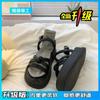 Silver Platform Sandals Female 2025 Summer New Retro Student Wear Korean Version of Versatile Design Fairy Sandals