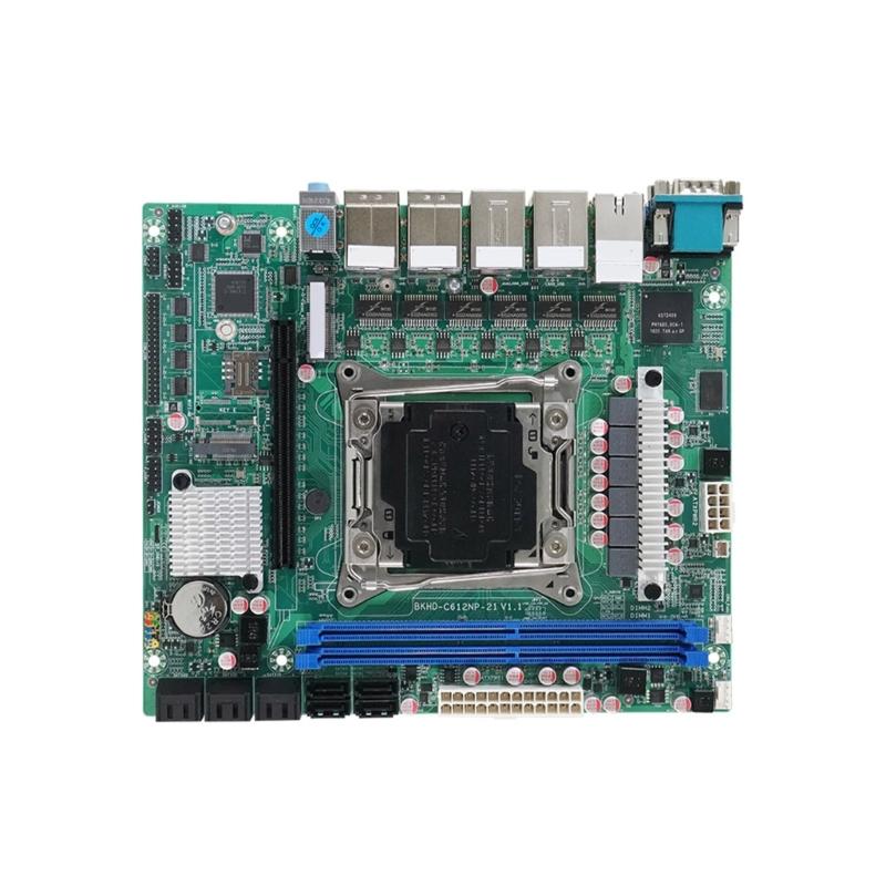 

Високопродуктивні материнські плати для NAS 6x2.5GbE порт 10 слотів SATA CPU Форм-фактор ITX 1