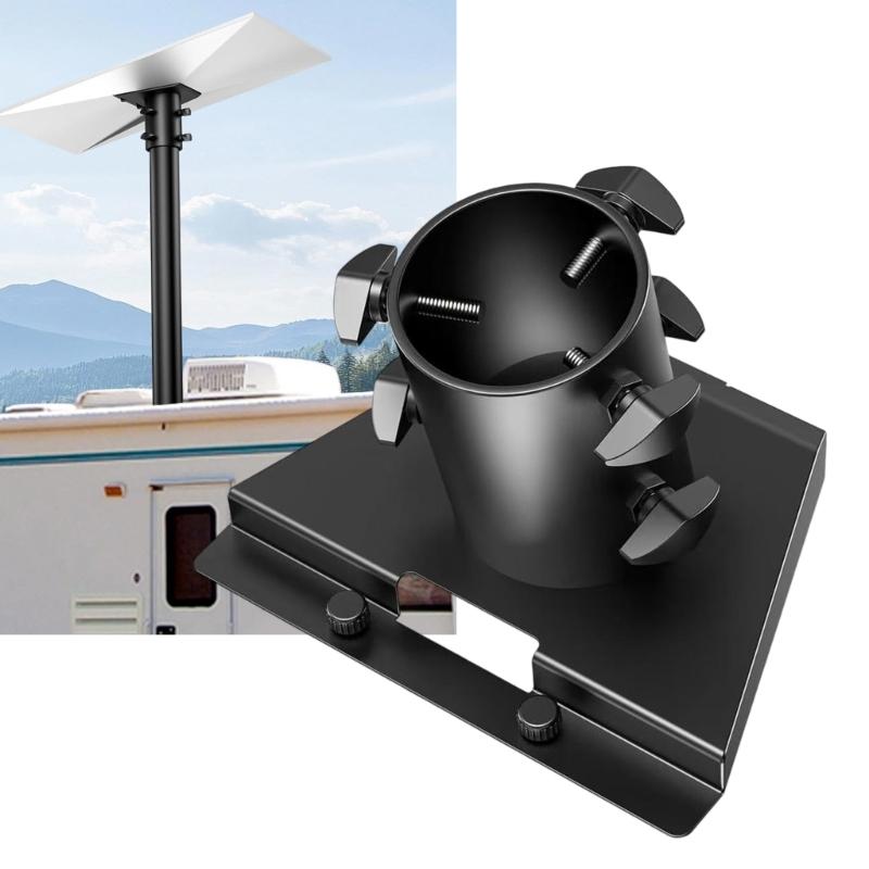 Universal Antenna Mounting Bracket produced From Iron For Standard Satellite Dish Easy Assembly And Improved Transmission