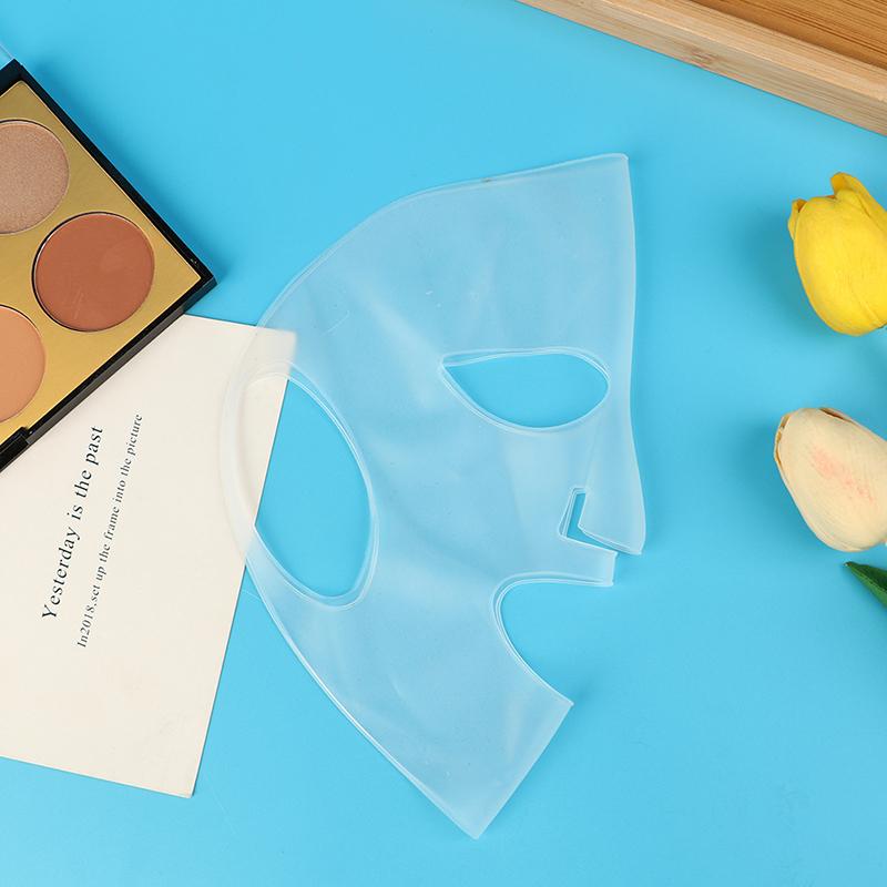 Silicone Mask Face Women Skin Care Tool Hanging Ear Face Mask Gel Sheet Reusable