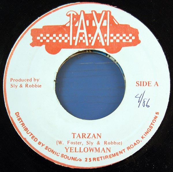 

7inch Record YELLOWMAN Tarzan NONE Taxi Jamaica Reggae Ska Dub Used