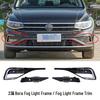 2023 Bora Front Bumper Chrome Grille Trim with Fog Light Frame Assembly