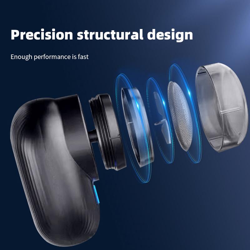 Men's electric shaver, mini portable shaver, painless shaving, trimmer, razor, facial, beard, travel, office, home use.