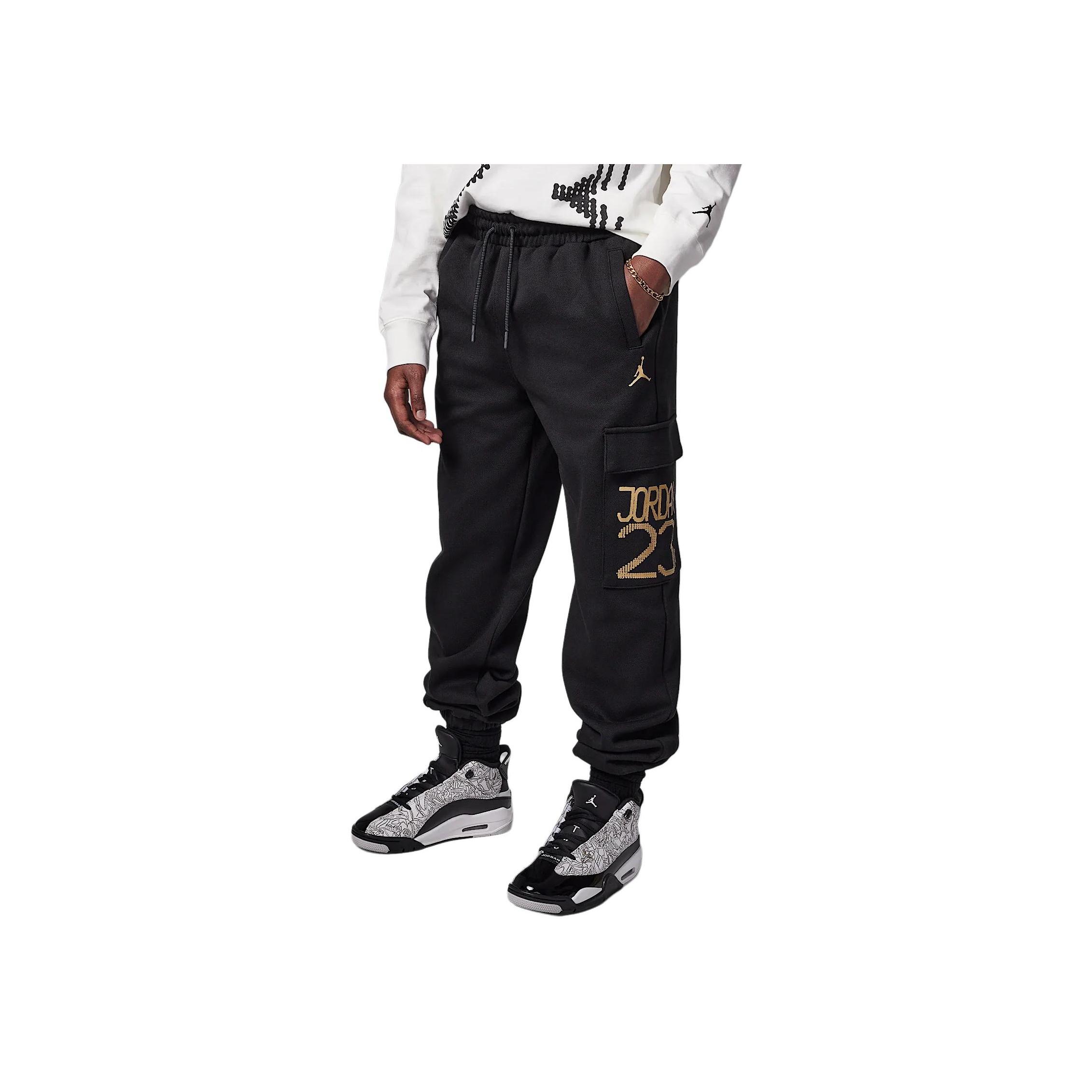

Jordan Pants New Year Transformation Series Comfortable Versatile Kids Pants Black IF3744-010 S