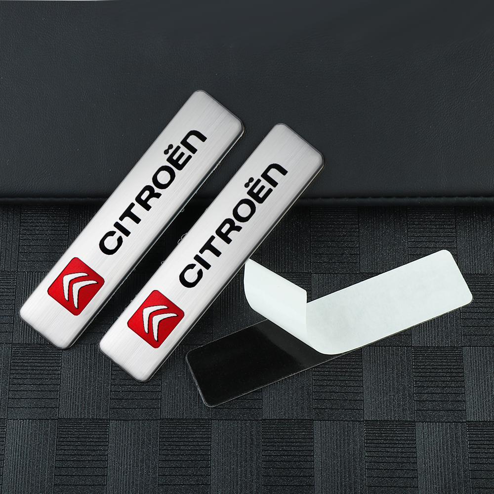 Autodoplňky 3D kovová slitina Logo motorsportu auta Samolepky na karoserii a kufr pro Citroen C1 C2 C8 C-ELYSEE Berlingo C3 C4 C4L C5 C6 C7