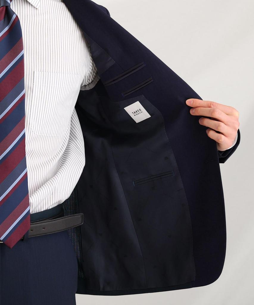 Takeo Kikuchi DORMEUIL Ripstop Suit Olive Green 03 93161016 Set, Men's, (026) (L),