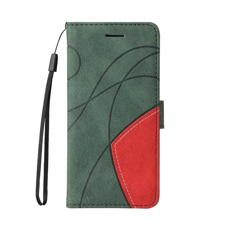 

Hit Color Wallet Flip Case For Apple iPhone 15 14 13 12 Mini 11 Pro X XR XS Max 6 6S 7 8 Plus SE 2020 Protect Phone Cover D06G For iphone XS Max зелений