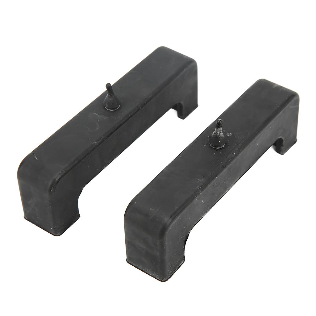 2 PCS Rubber Radiator Insulator Pads Black Radiator Mount Bushings Replacement For Express 2500 1996‑2019