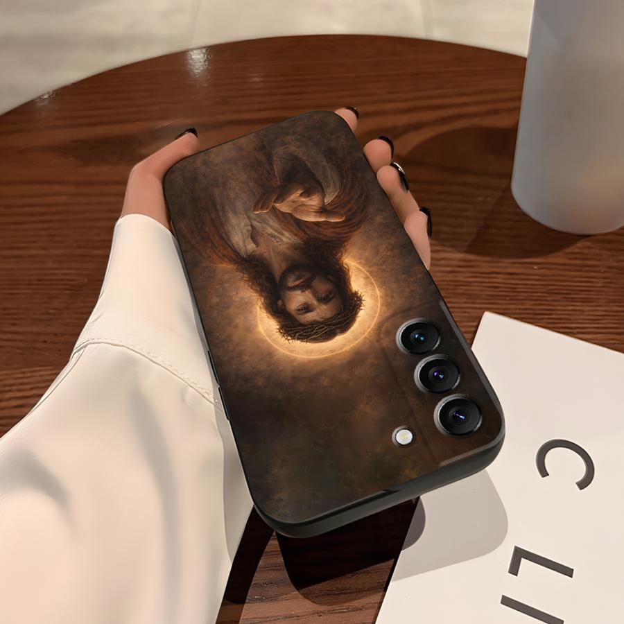 Creative Jesus Art Case for Samsung Galaxy S26 Ultra S24 S25 Plus S21 FE Note 20 8 9 10 S20 Ultra S23 S10 S9 Funda Phone Cover
