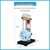 Four-Stroke Single-Cylinder Internal Combustion Engine Model for Junior High School Physics Teaching