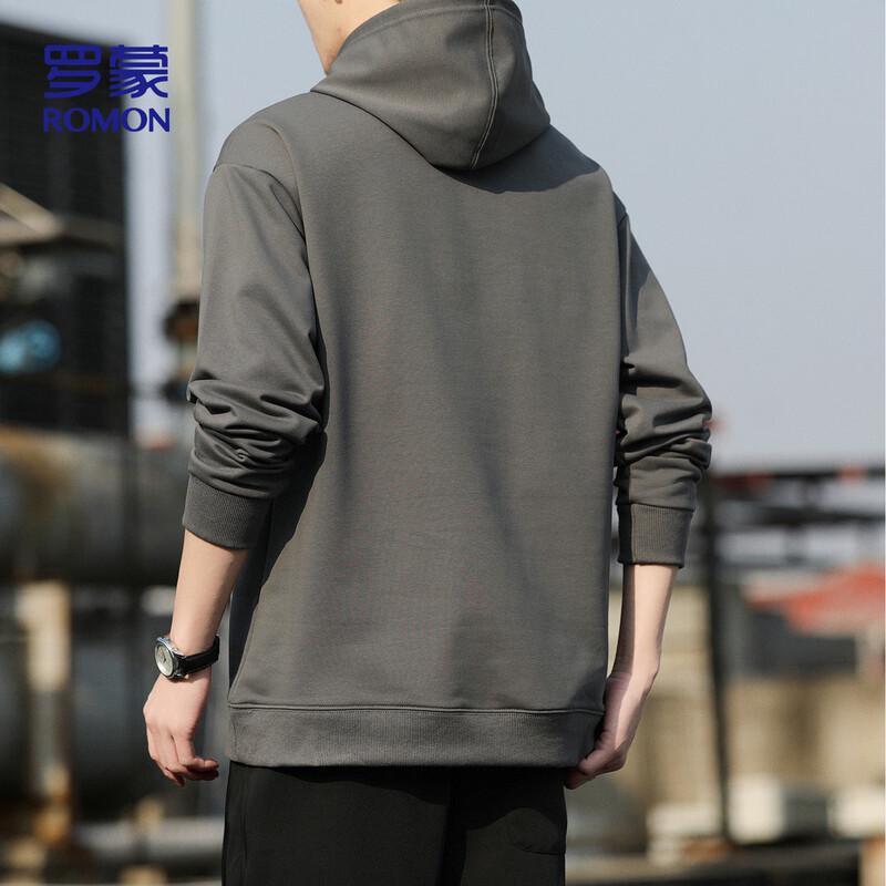ROMON Men's Casual Hooded Long Sleeve Sweatshirt SD1