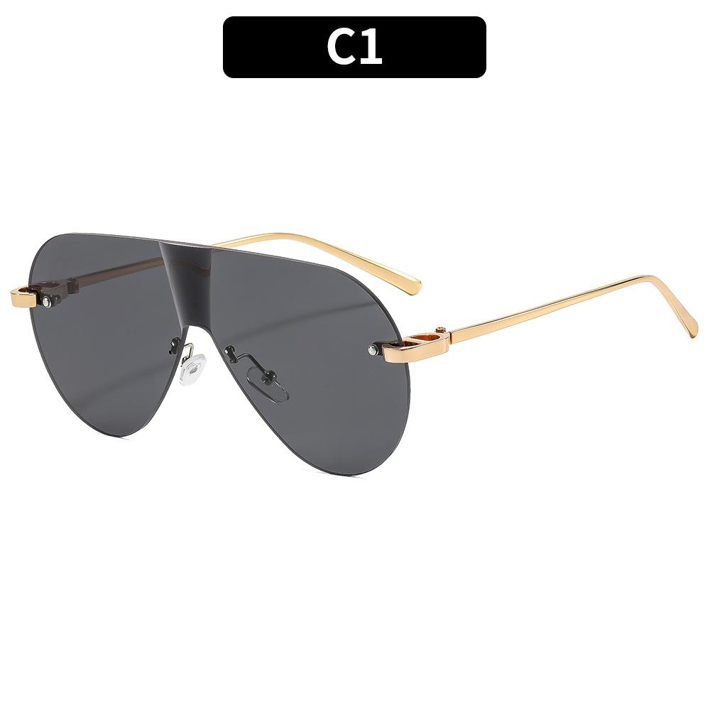Women s sunglasses - unisex fashion one-piece rimless sunglasses