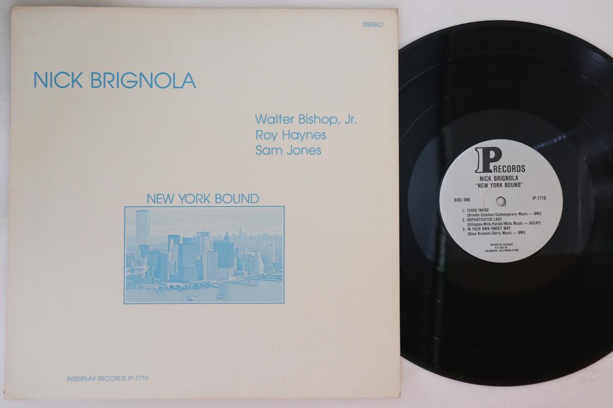 

LP Record NICK BRIGNOLA New York Bound IP7719 INTERPLAY 1979 US Jazz Used