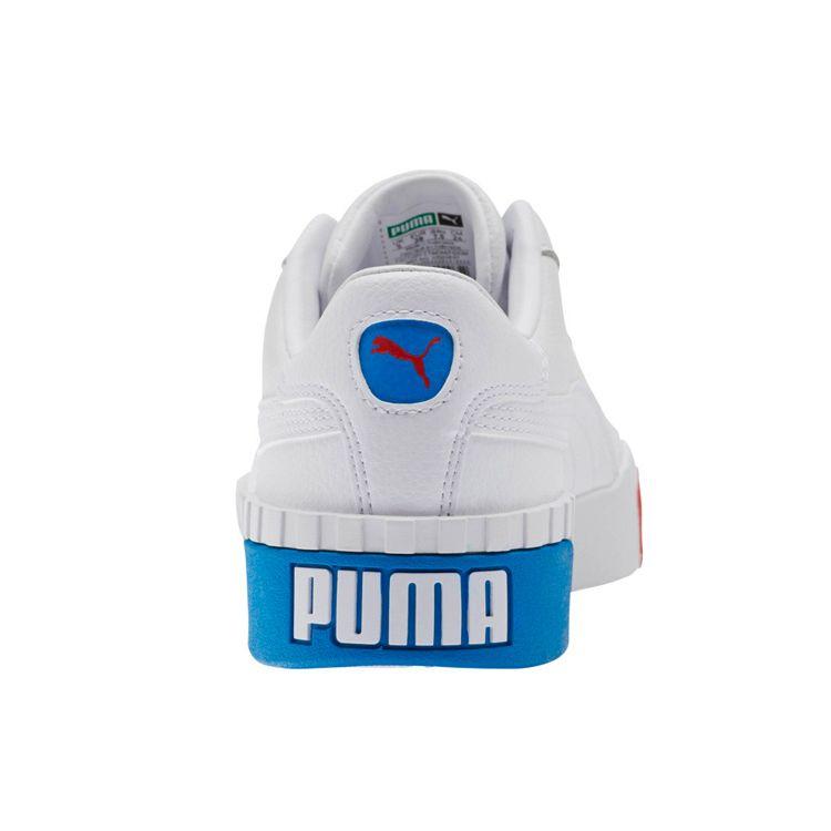 Puma Cali RWB Beyaz Kırmızı İndigo Bayan Spor Ayakkabı Hi-Risk-Kırmızı  370248-01