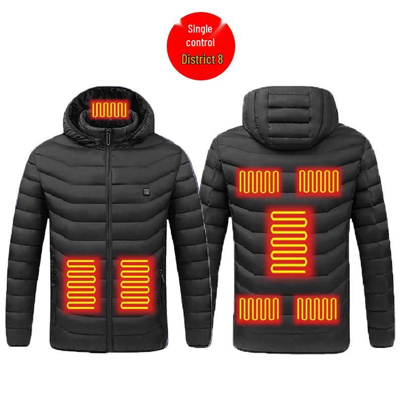 Intelligente temperaturkontrollierte beheizte Baumwolljacke: Elektrisch, Warm und Bequem