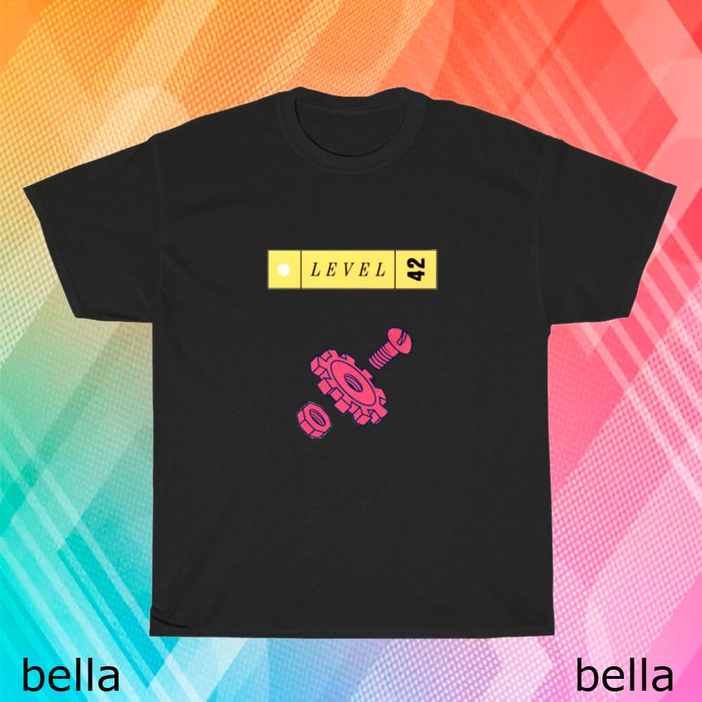 

New LEVEL 42 WORLD MACHINE LOGO T-Shirt Funny Size S to 5XL XL