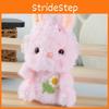 Embroidery Cute Flower Lace Headwear Cartoon Rabbit Plush Toy Pendant Kids For