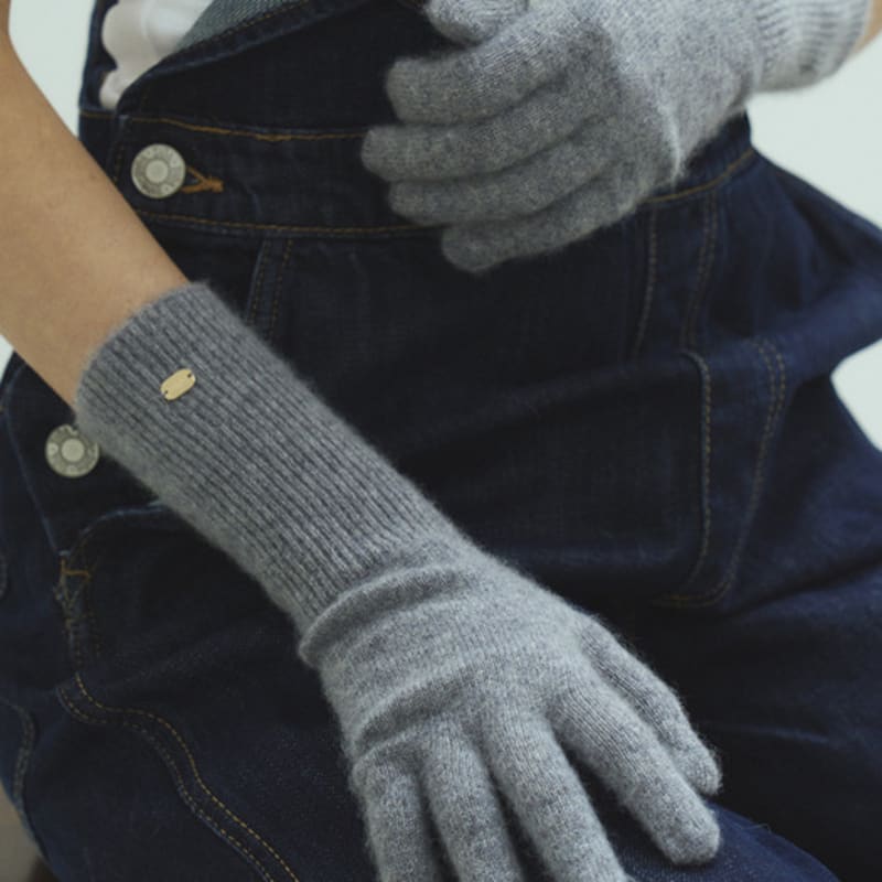 Marchen 100% Cashmere Fine Gloves_5color