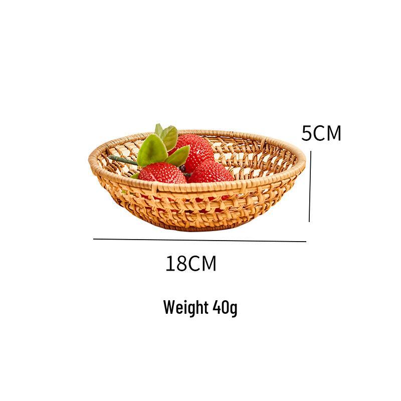 Vietnam Autumn Woven Storage Basket: Tea Strainer, Fruit Tray, Snack Basket for Dried Fruit.