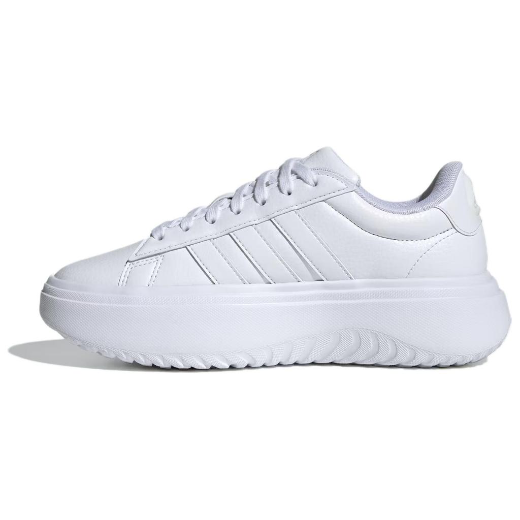 New Adidas Grand Court Platform Cloud White Crystal White Women's IE1089