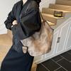 Simple large-capacity bag women's new fashion versatile casual shoulder bag commuter tote bag
