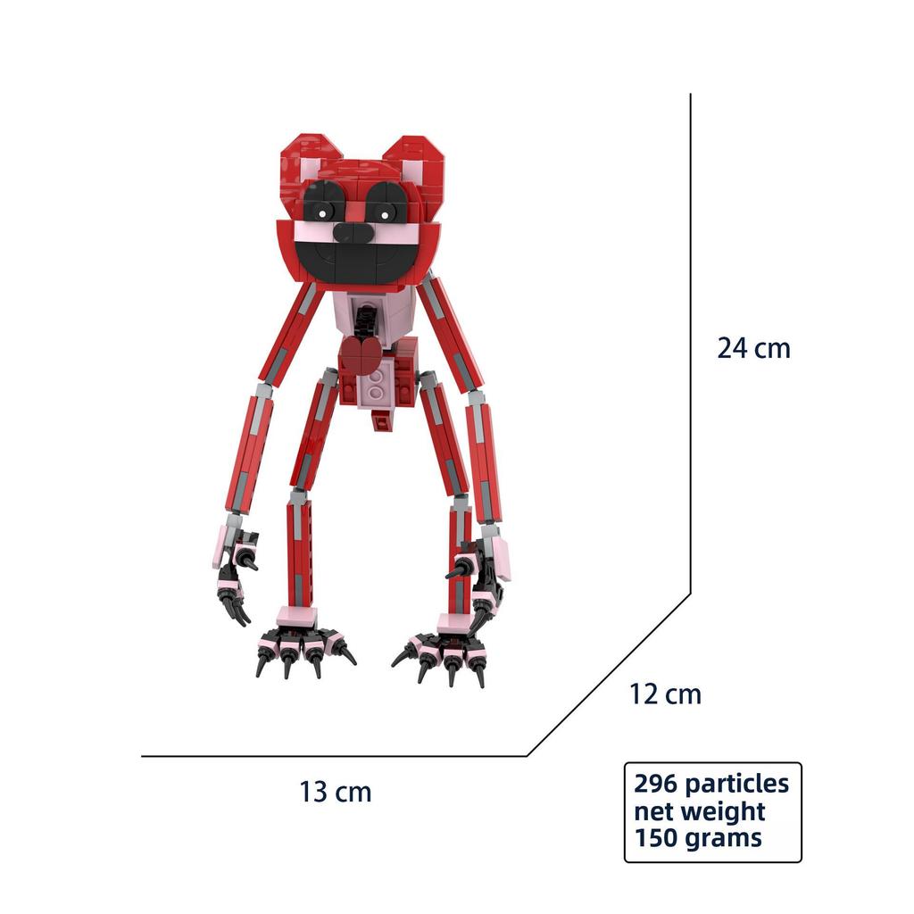 Poppy3 Smiling Critters: Sleepy Cat Building Blocks