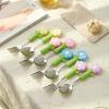 Cartoon Sunflower Stainless Steel Kids Fork Set