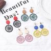 Japanese & Korean Style Dreamcatcher Geometric Tassel Earrings