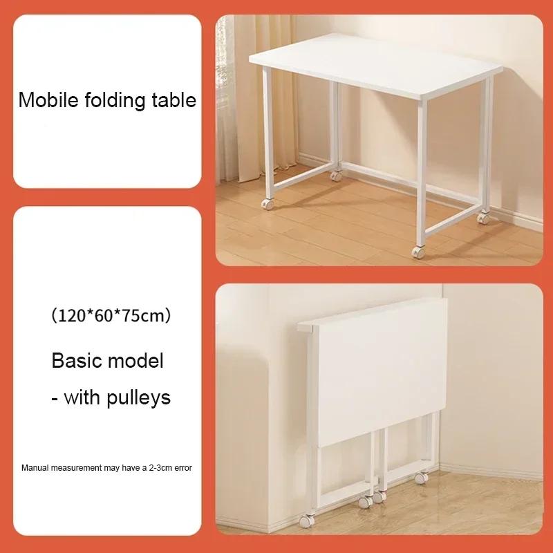 Foldable Table Computer Desk Adjustable Laptop Desk Multifunctional Office Furniture Household Desk Save Space Folding Table