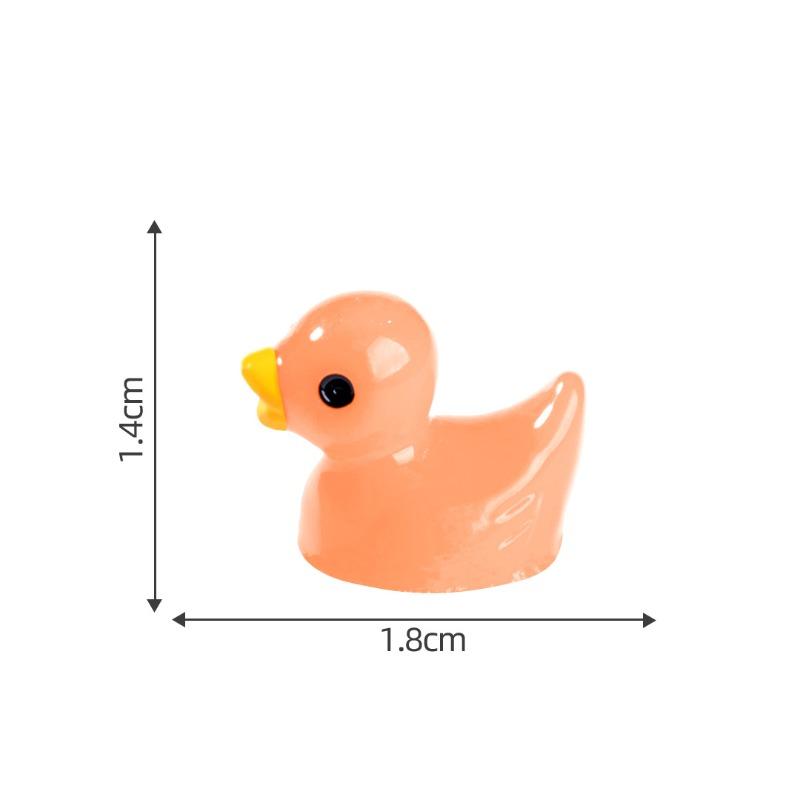 Little Yellow Duck Figurines Moss Micro-landscapesMiniature Ornaments Decorative Accessories Resin Handicrafts