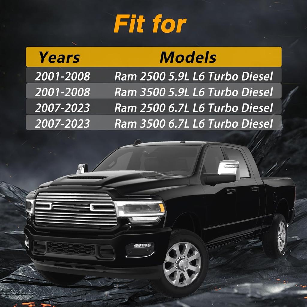 CNC 93Mm 15 Flutes Oil Filter Wrench Removal Tool To Change Oil Filter Compatible With Dodge Ram 2500 3500 6.7L 5.9L L6 Turbo Diesel With 05083285AA