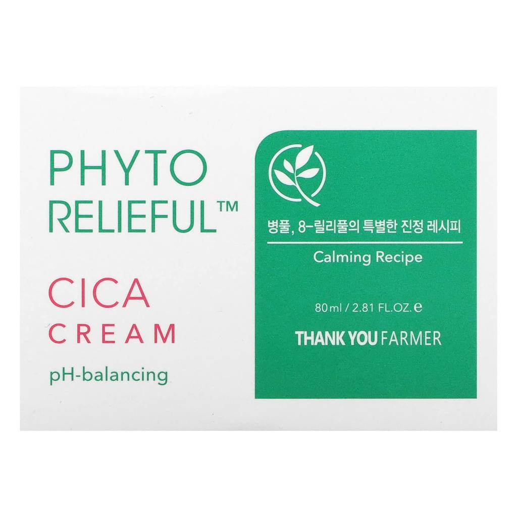 Phyto Relieful, Cica Cream, 80Ml(2.81Fl Oz)