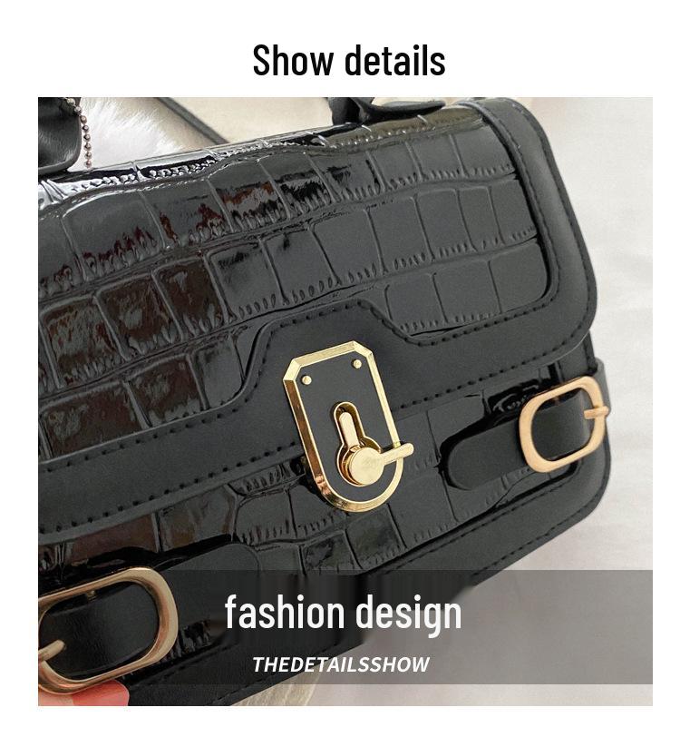Spring 2024 Korean Style Stone Pattern Handbag - Trendy Women's Shoulder Bag