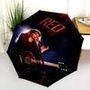 Version: Melody Passion Folding Umbrella Suitable for All Seasons Umbrella Light Printing Three Folds