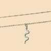 Multi-layer snake necklace jewelry pendant versatile niche alloy women's collarbone chain snake chain