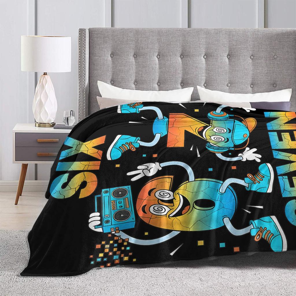 67 Zes Zeven 6 7 Grappige Italiaanse Brainrot Radio Muziek Deken Zacht Mode Pluche Worpdeken Voor Meisjes Slaapkamer Flanel Sprei